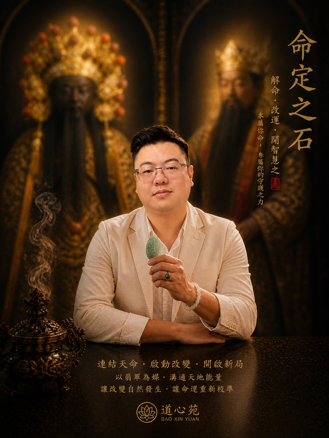 道心苑命定之石形象照